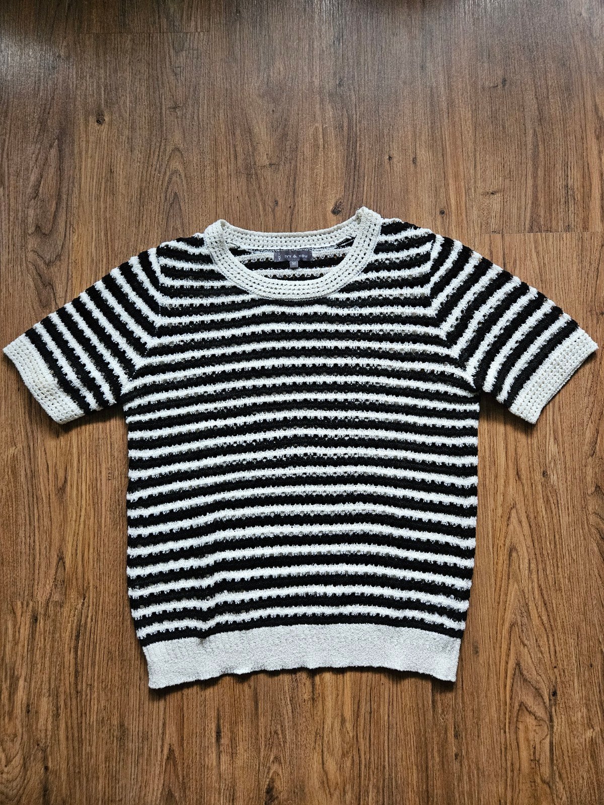 zwart met witte trui van IVY & YOU MAAT M, Maat 38/40 (M), Overige kleuren, Yvi & you, Nieuw