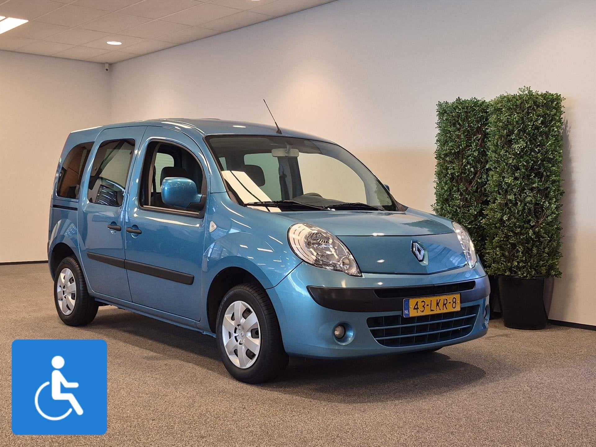Renault Kangoo Rolstoelauto, Gebruikt, Blauw, Origineel Nederlands, Bedrijf