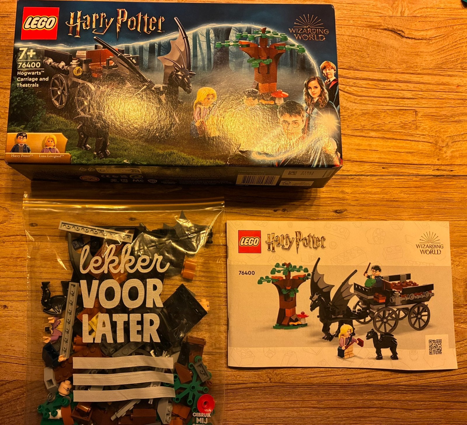 LEGO Set 76400, de Zweefkoets van Hogwarts en Terzielers, Ophalen of Verzenden, Zo goed als nieuw