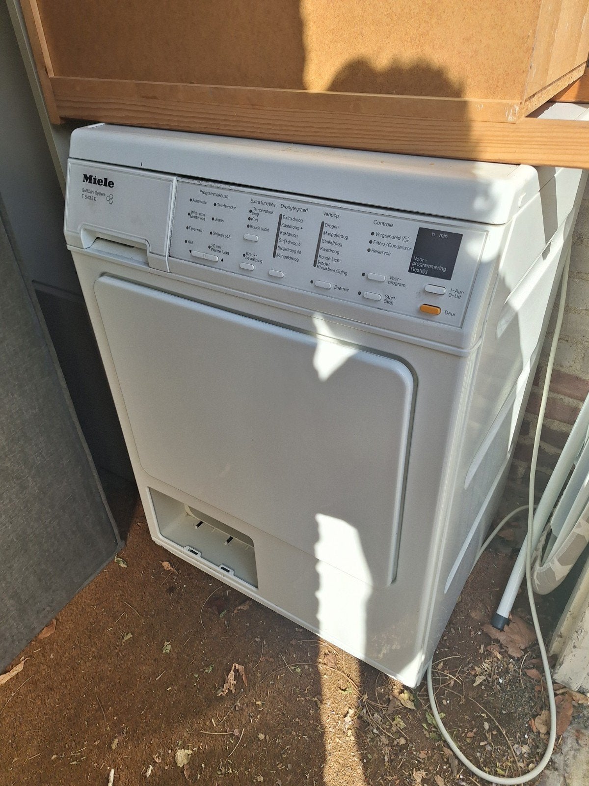 Miele T8433C Droger - Werkt, maar niet optimaal, Ophalen