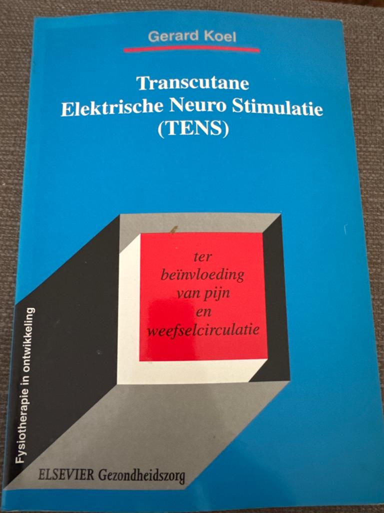 TENS: Transcutane Elektrische Neuro Stimulatie - Gerard Koel, Ophalen, Zo goed als nieuw, Gezondheid en Conditie