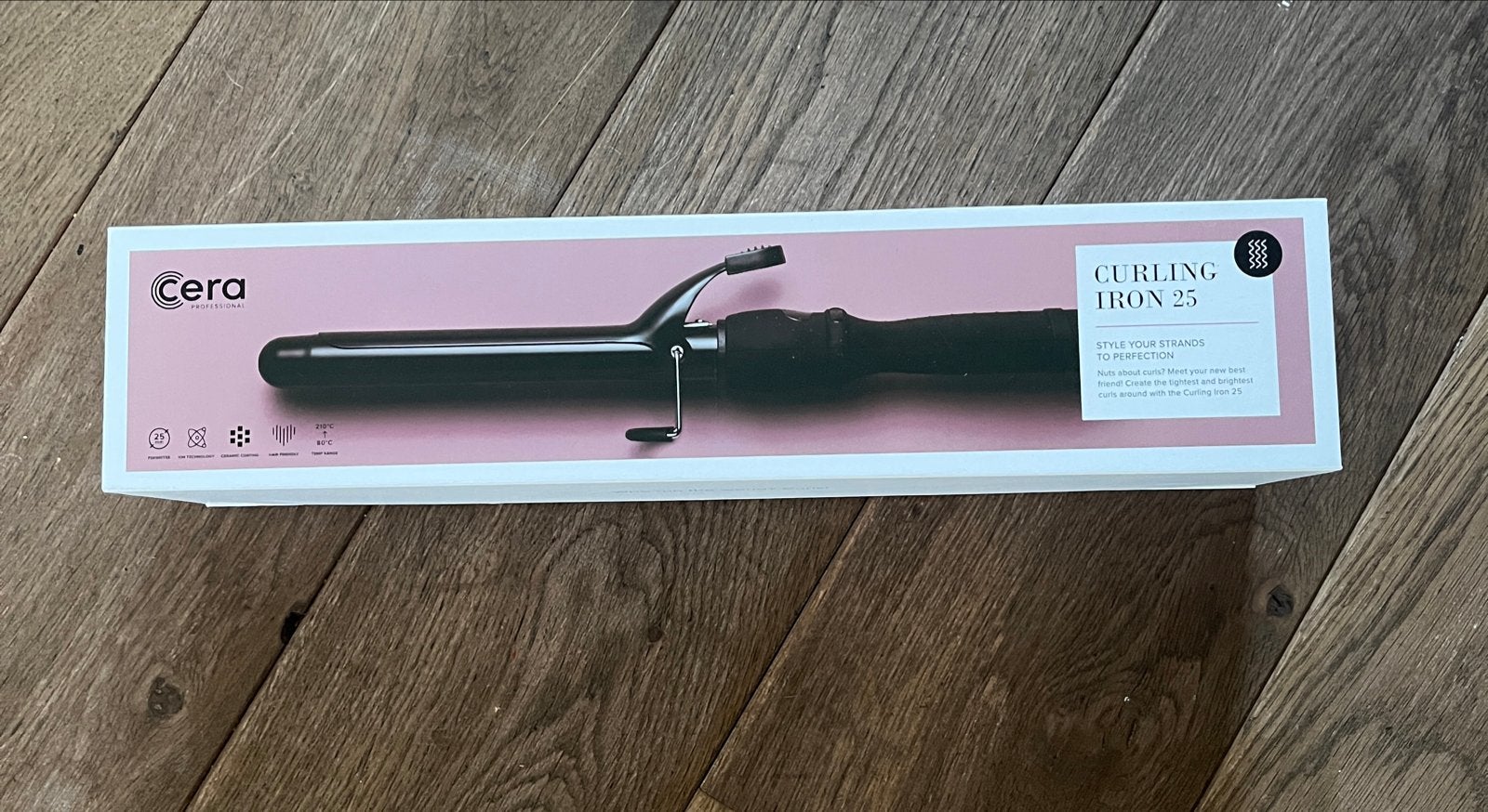 Cera Curling Iron 25 - Krultang voor perfecte krullen, Ophalen, Zo goed als nieuw, Haarverzorging