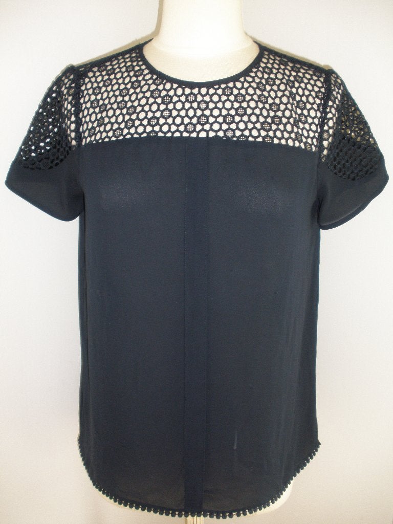T- shirt donker blauw met balletjes maat M - nieuw -, Kleding | Dames, Maat 38/40 (M), Blauw, Nieuw, Ophalen of Verzenden