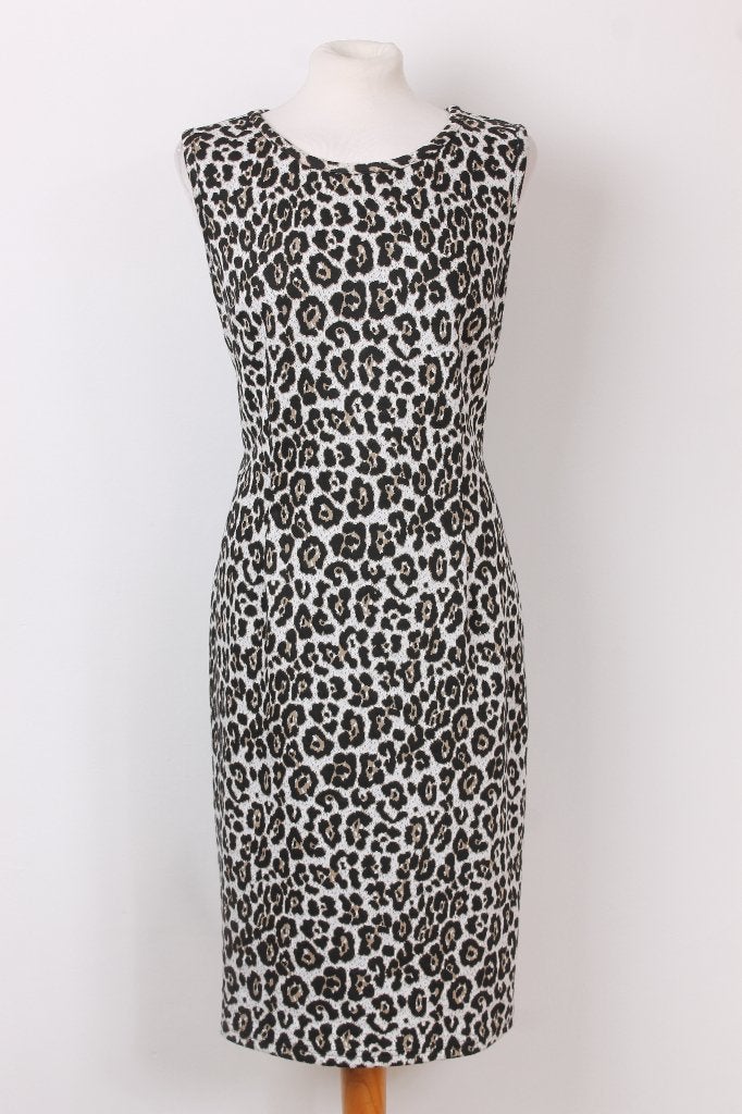 Panter jurk van Joseph Ribkoff maat 42, Kleding | Dames, Jurken, Meerkleurig, Maat 42/44 (L), Joseph Ribkoff, Ophalen of Verzenden