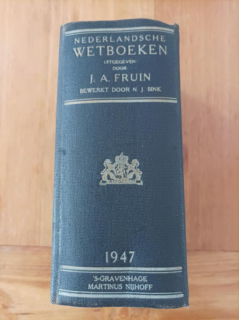 Nederlandsche Wetboeken 1947, Gelezen, Ophalen of Verzenden, Alpha, N.J.Bink