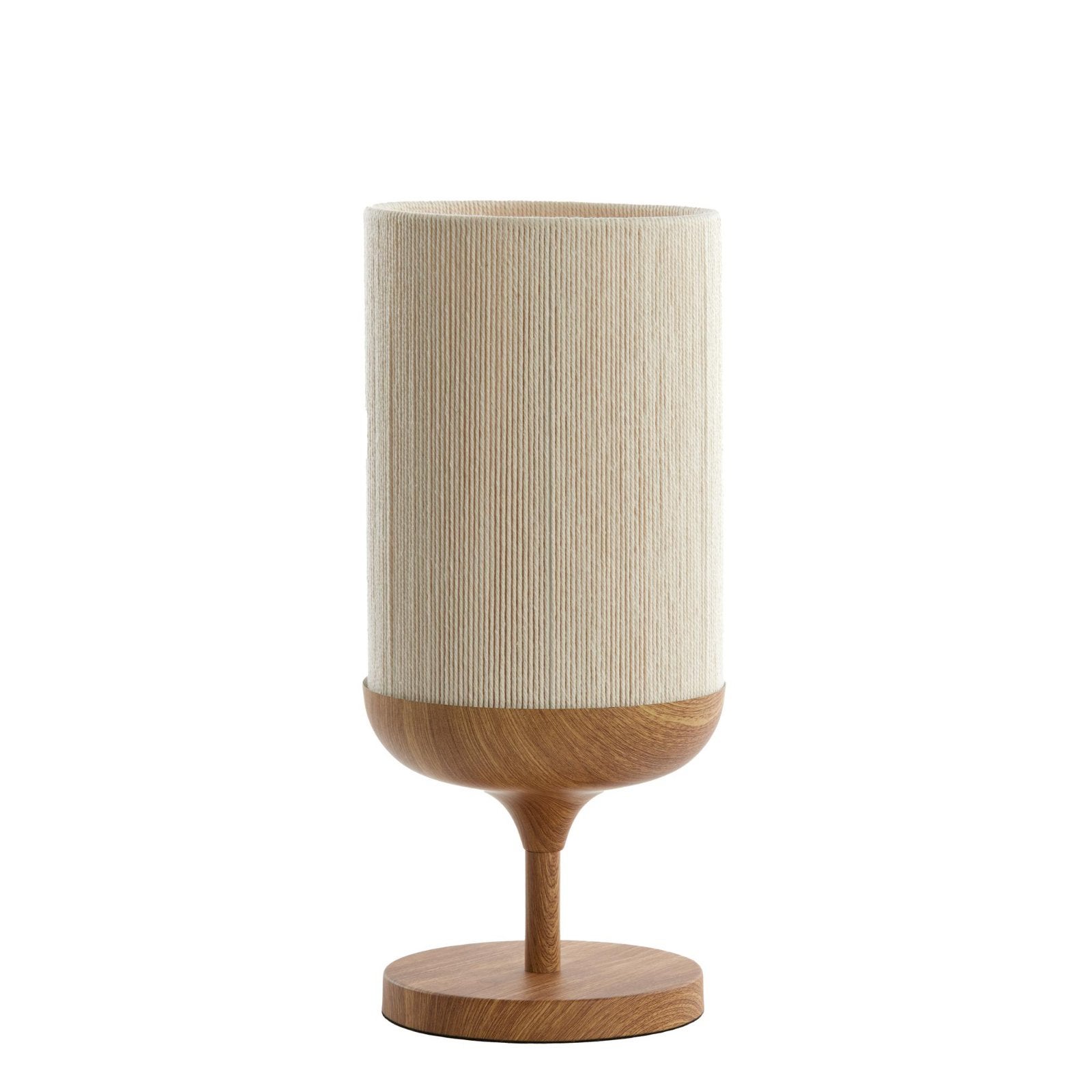 Light & Living tafellamp Dania - naturel - Ø22.5cm, Ophalen, Zo goed als nieuw, Light & Living