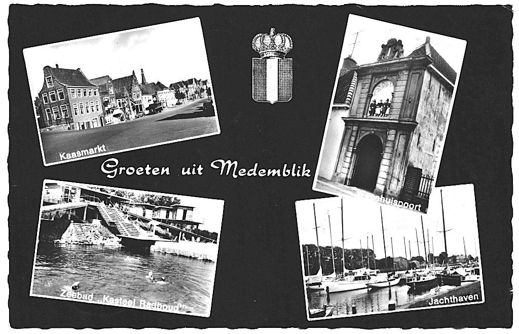 700139 Medemblik NH 1969 Gelopen met postzegel, Ophalen of Verzenden, 1960 tot 1980, Gelopen, Noord-Holland