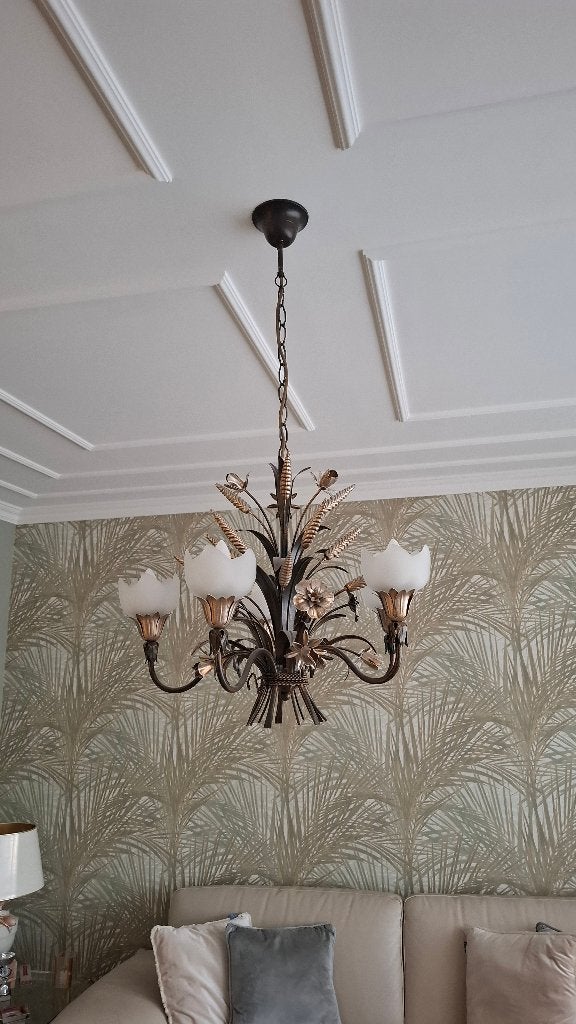 hans kogl lampen  hollywood regence, 50 tot 75 cm, Ophalen of Verzenden, Zo goed als nieuw, Metaal