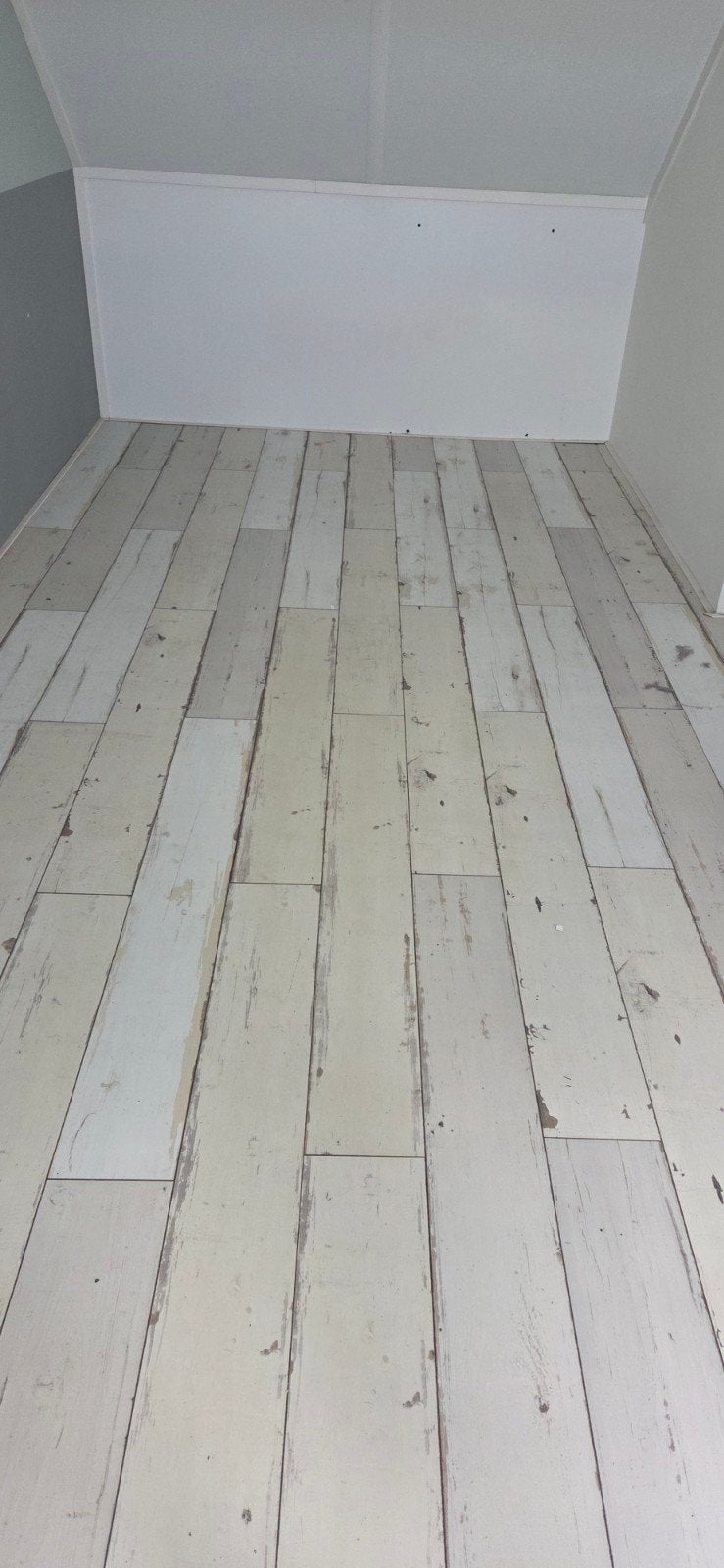 Witte (beach) laminaatvloer, Ophalen, Gebruikt, 50 tot 150 cm, 10 m² of meer