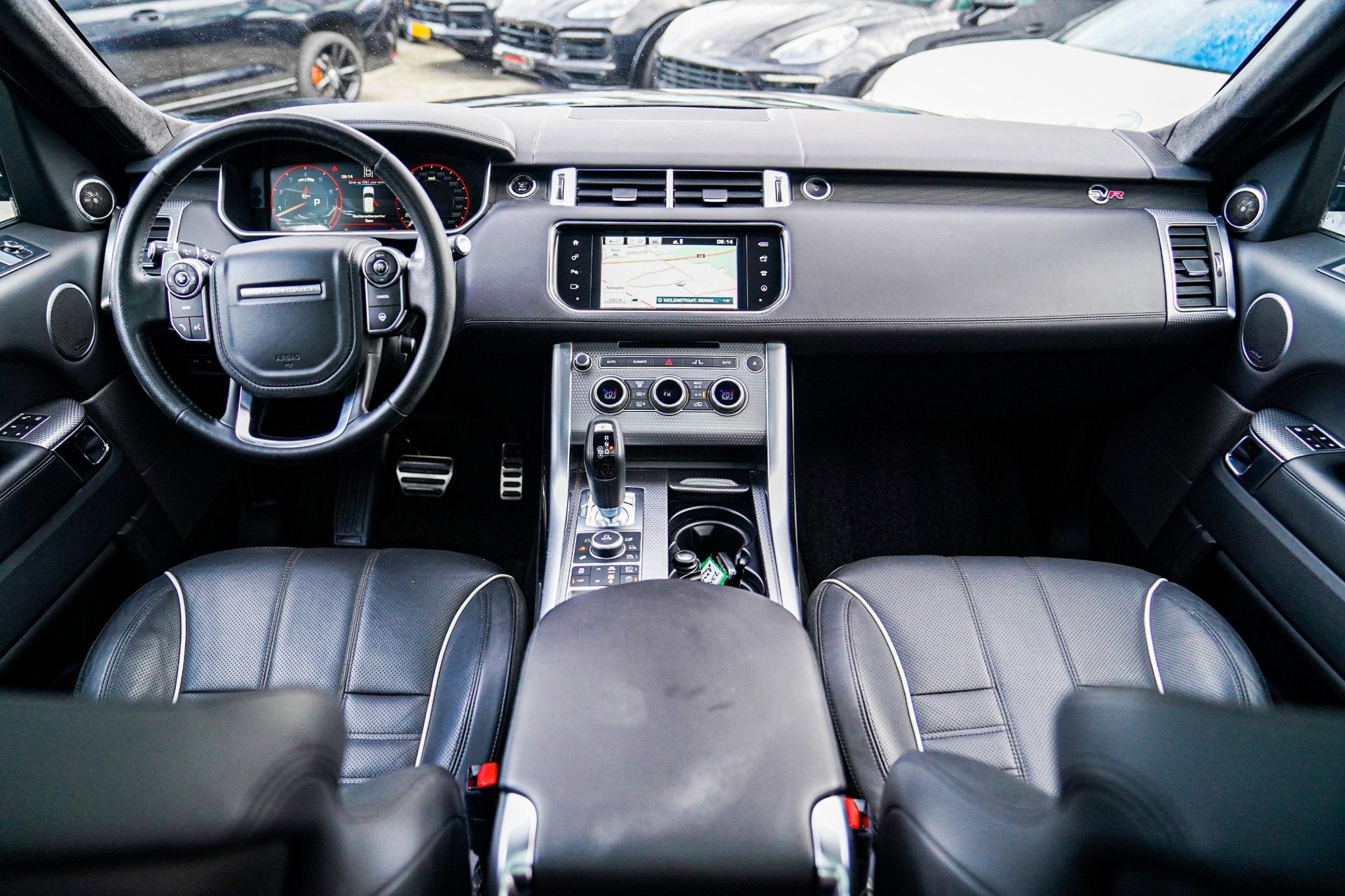 Land Rover Range Rover Sport 5.0 V8 Supercharged SVR | Panor, Auto's, Automaat, Gebruikt, 3000 kg, Zwart