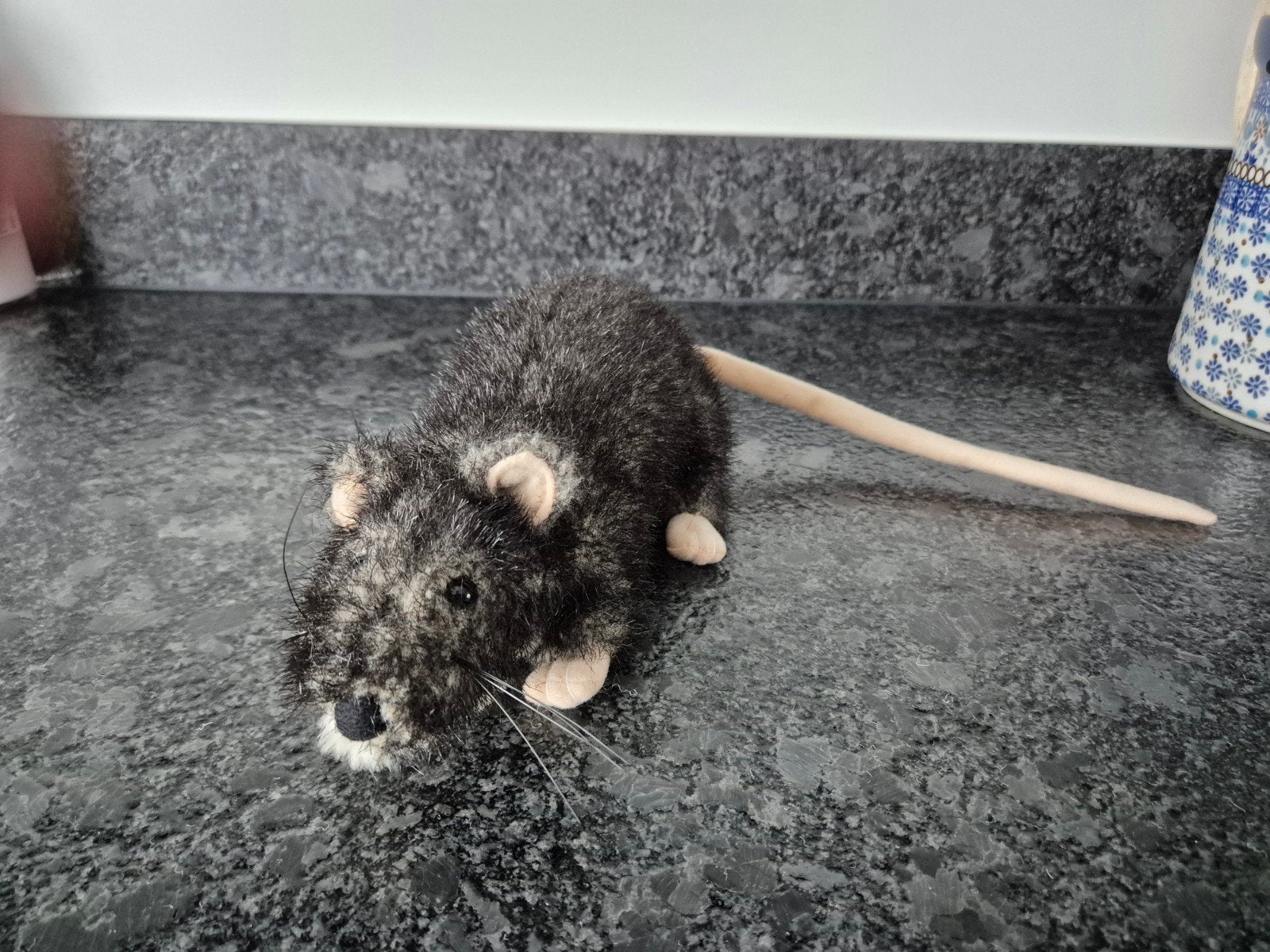 P.I.A Holland - Knuffel Rat zwart, Ophalen of Verzenden, Overige typen