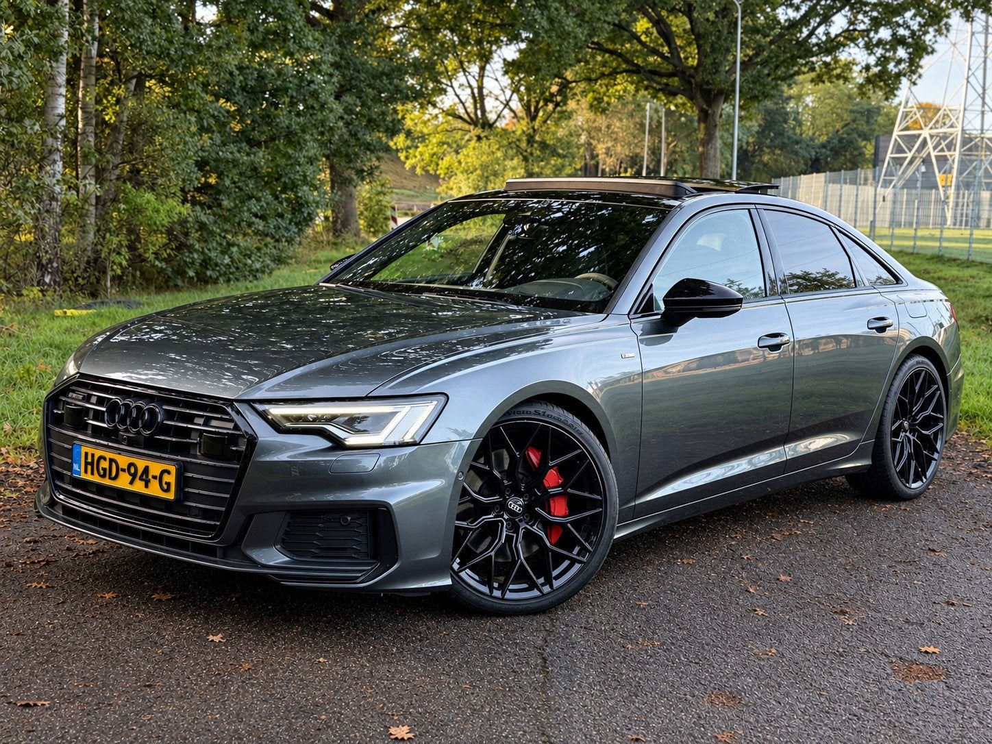 Audi A6 50 TFSI E Quattro S-Line B&O Keyless HUD 21” ☑, Auto's, Automaat, Adaptive Cruise Control, Gebruikt, Euro 6