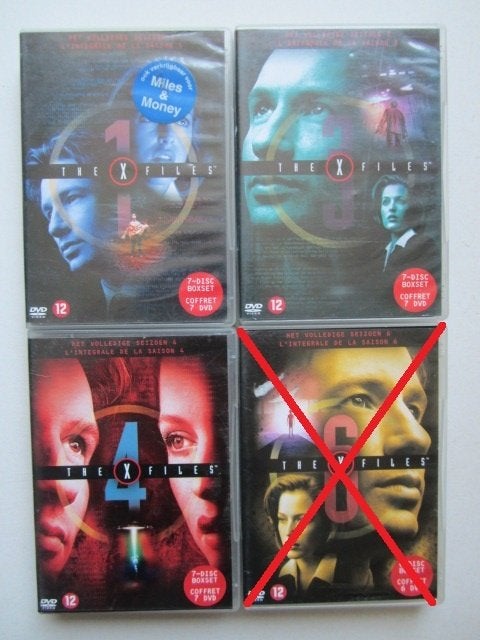 X-Files seizoen 1 of 3 of 4 of 6 DVD, Alle leeftijden, Ophalen of Verzenden, Zo goed als nieuw, Komedie