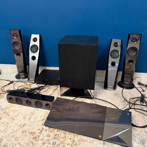 Sony Home Cinema Set met Blu-ray speler en 5.1 speakers, Ophalen, Blu-ray-speler, 70 watt of meer, Zo goed als nieuw