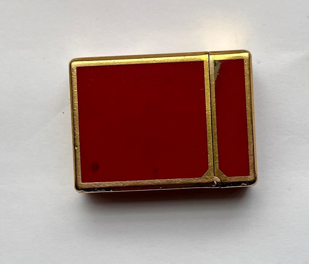 St Dupont chinese lak, Verzamelen, Rookartikelen, Aanstekers en Luciferdoosjes, Ophalen of Verzenden, Zo goed als nieuw, Aansteker