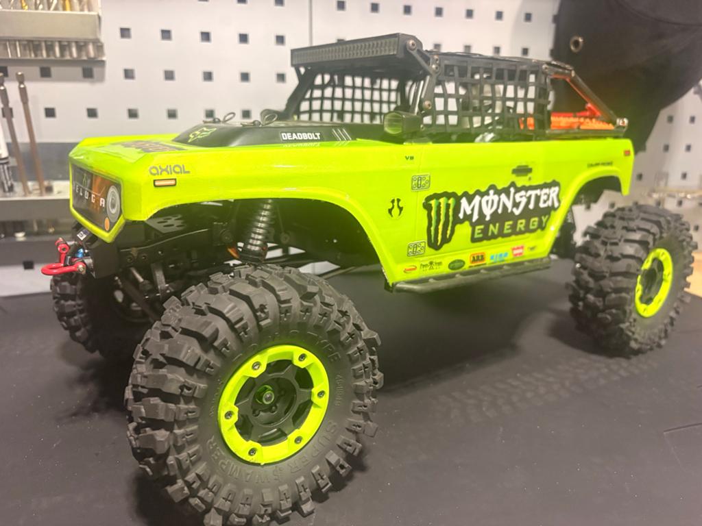 Axial scx10.2 Monster Energy - Volledig uitgerust, Overige merken, Auto, Groter dan 1:32, Ophalen of Verzenden