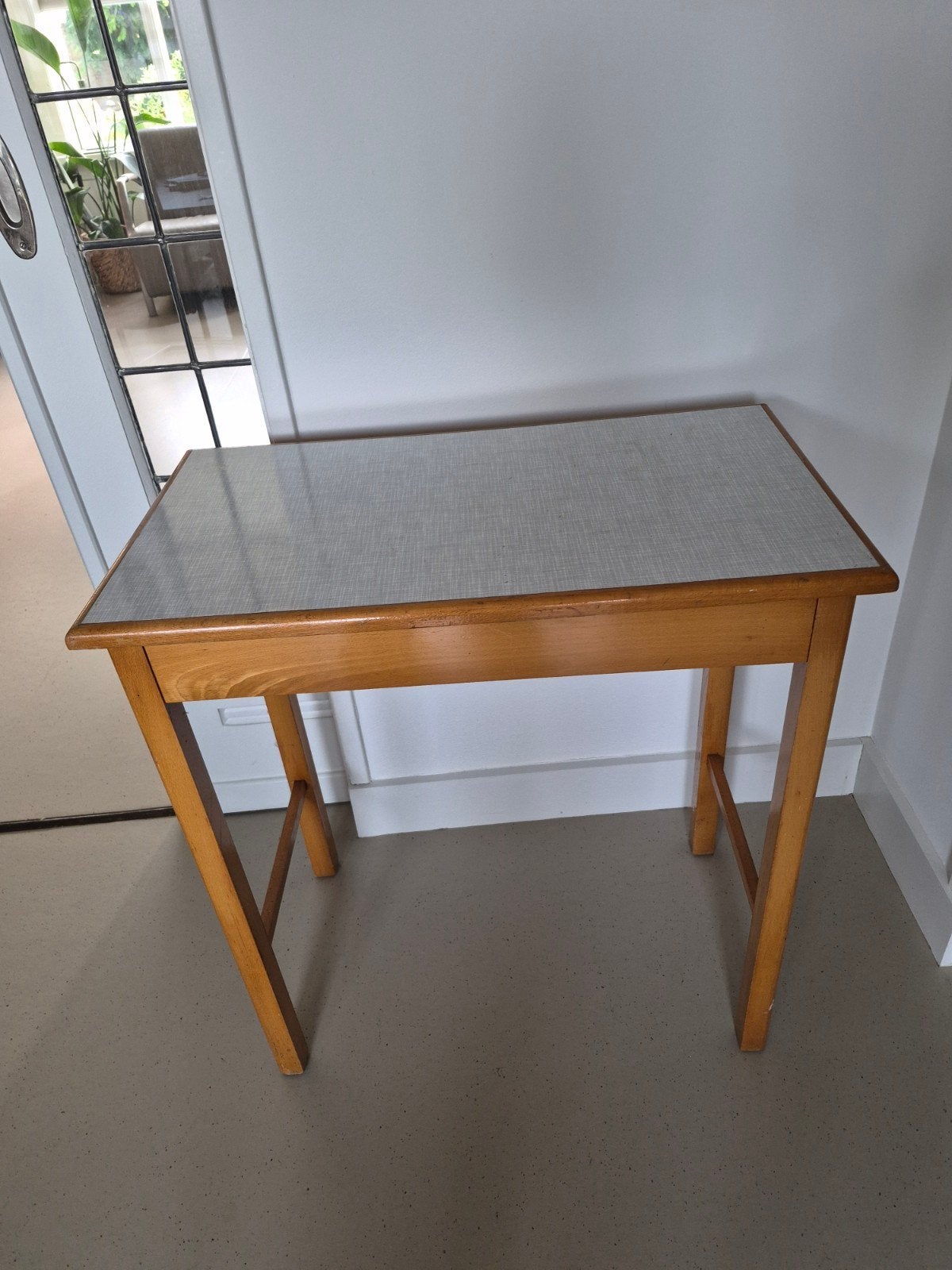 houten tafeltje, Ophalen, 25 tot 50 cm, Rechthoekig, 50 tot 100 cm