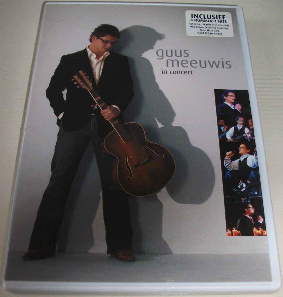 Dvd *** GUUS MEEUWIS *** In Concert, Alle leeftijden, Ophalen of Verzenden, Zo goed als nieuw