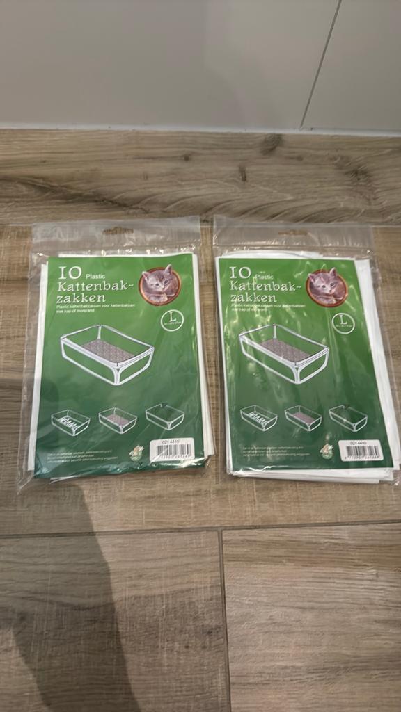 20 kattenbak zakken nieuw, Ophalen of Verzenden, Zo goed als nieuw