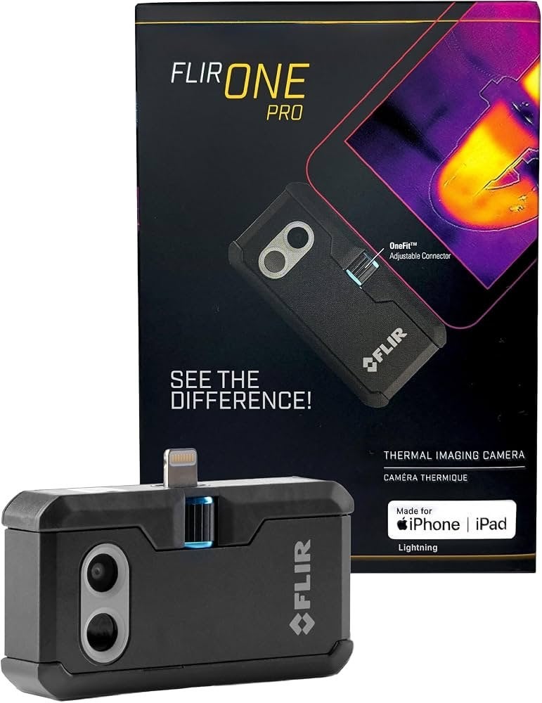 FLIR ONE Pro warmtebeeldcamera voor Lightning Iphone, Overige typen, Ophalen of Verzenden, Zo goed als nieuw, Overige Merken