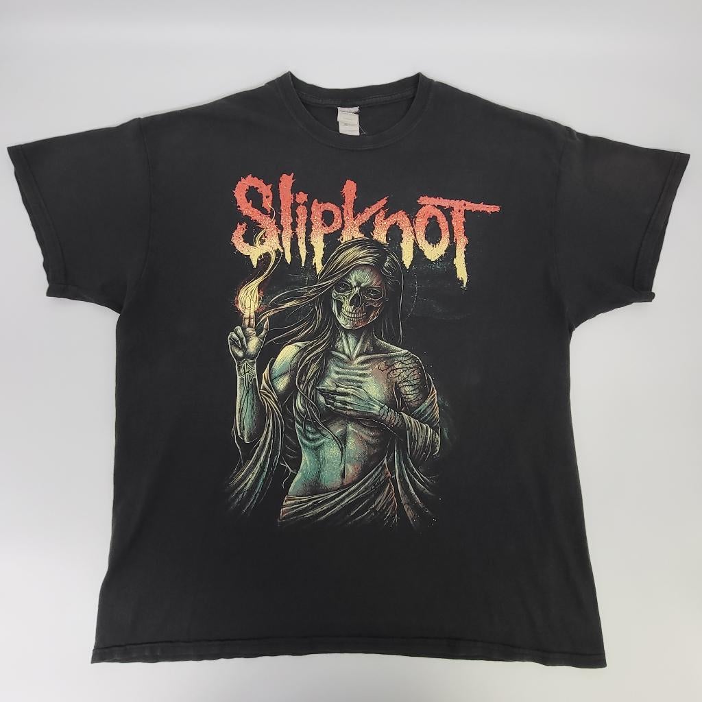 Slipknot - Burn me Away - 2018 Cotton Black T-Shirt XL, Gebruikt, Ophalen of Verzenden, Kleding, Nvt
