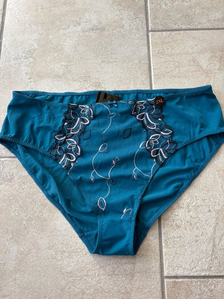 Hunkemöller turquoise slip Diva rio H - mt 2XL, Hunkemöller, Ophalen of Verzenden, Blauw, Slip