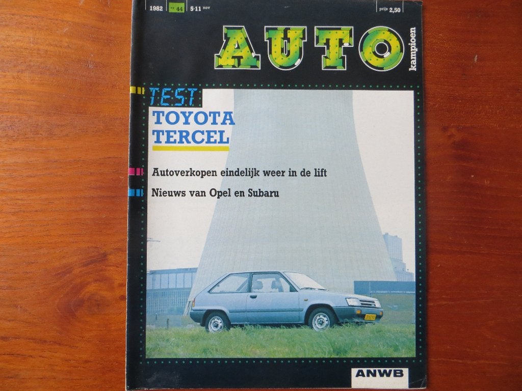 Autokampioen 44 1982 Toyota Tercel, Opel Rekord, Subaru 1983, Ophalen of Verzenden, Nieuw, Opel