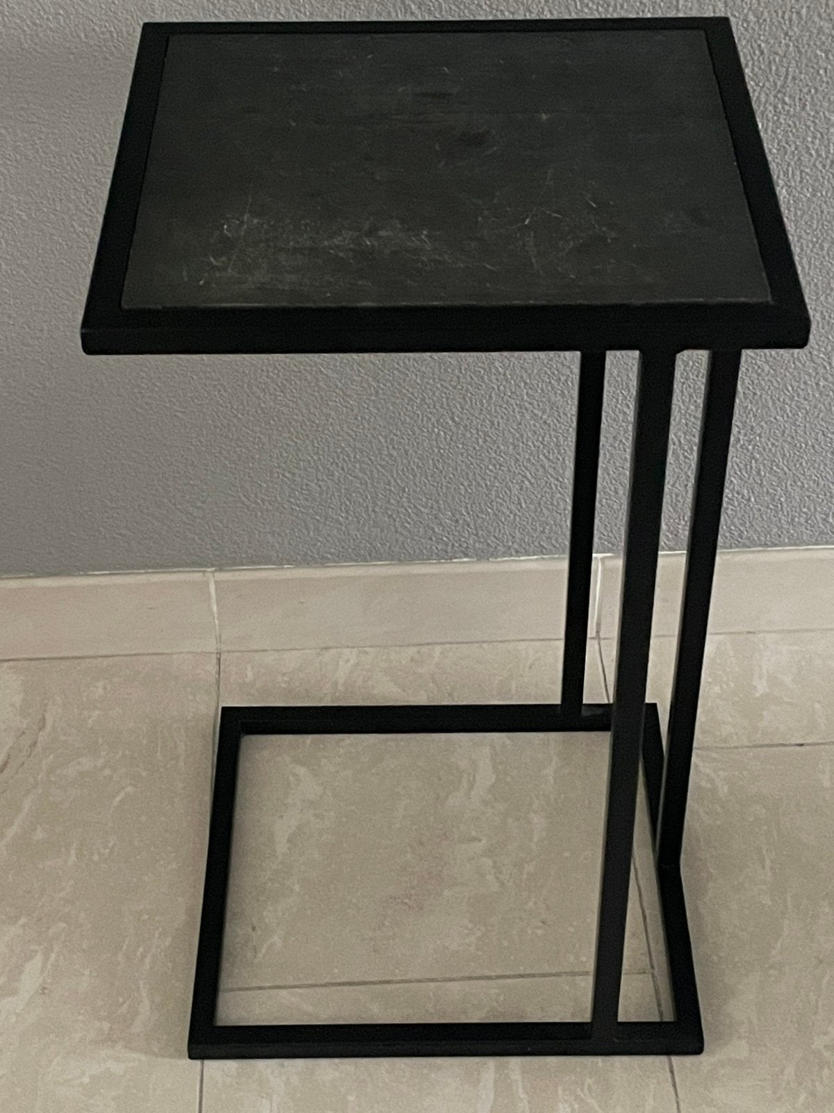 Bijzettafel, Huis en Inrichting, Ophalen, 50 tot 100 cm, Rond, Zo goed als nieuw