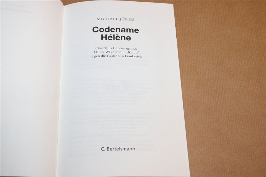 Codename Hélène — Nancy Wake, Spionage Gestapo Frankreich, Ophalen of Verzenden, Tweede Wereldoorlog, Gelezen, Overige onderwerpen