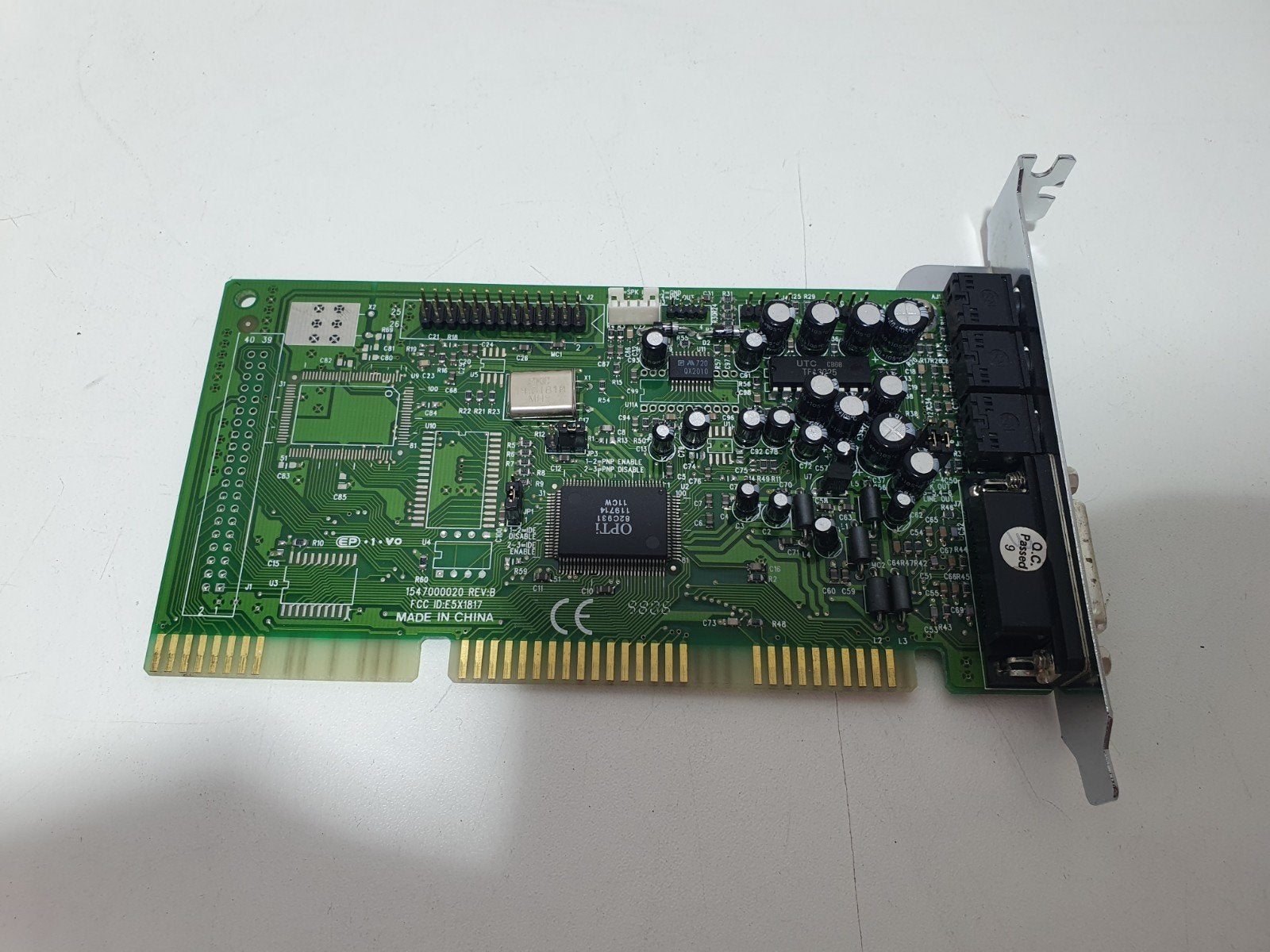 Retro BTC 1817DS 16-bit ISA Geluidskaart (OPTi 82C931), BTC, Intern, ., Ophalen of Verzenden
