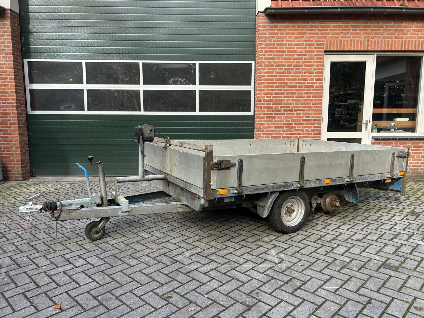 Plateau aanhangwagen/ opknapper!, Auto diversen, Ophalen, Gebruikt