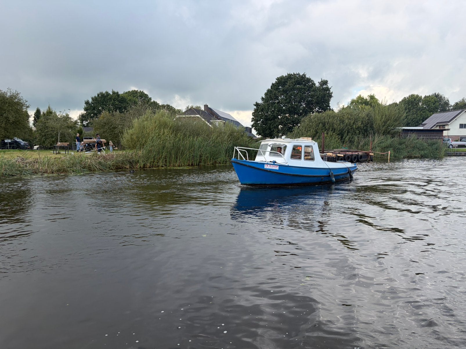 Beenhakker 7,5mtr stalen vlet, Watersport en Boten, Overige merken, Gebruikt, Walstroom, Binnenboordmotor