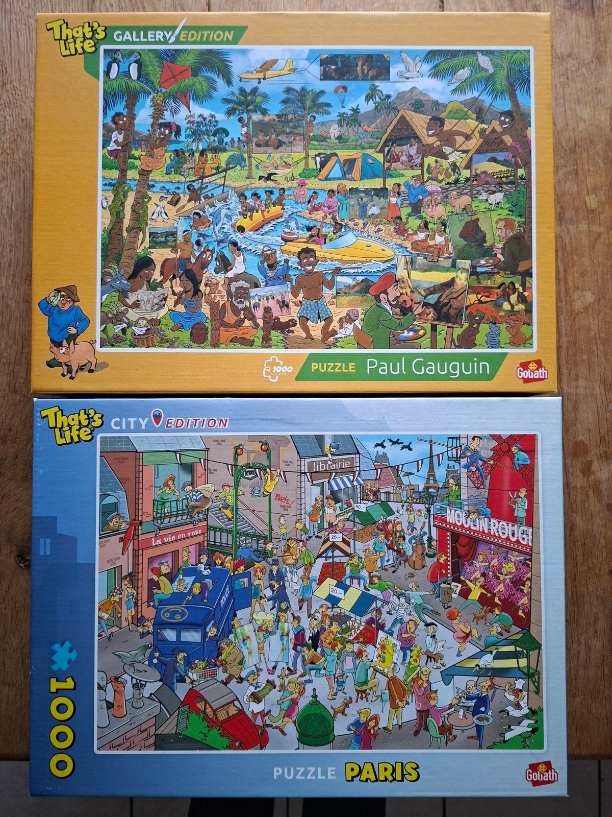That's life puzzels, Hobby en Vrije tijd, Denksport en Puzzels, Ophalen, 500 t/m 1500 stukjes, Zo goed als nieuw