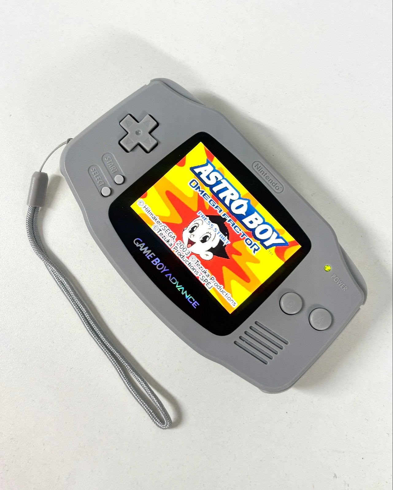 Custom GBA met IPS scherm, EZ-FLASH, games & USB-C, Spelcomputers en Games, Ophalen of Verzenden, Gebruikt, Game Boy Advance, Met games