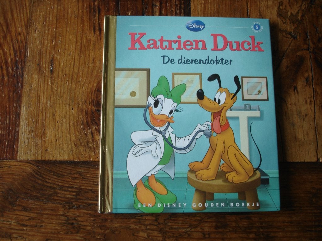 kleuter.05(1232) katrien duck de dierendokter. disney gouden, Ophalen of Verzenden, Zo goed als nieuw, Fictie algemeen, Gouden boekje