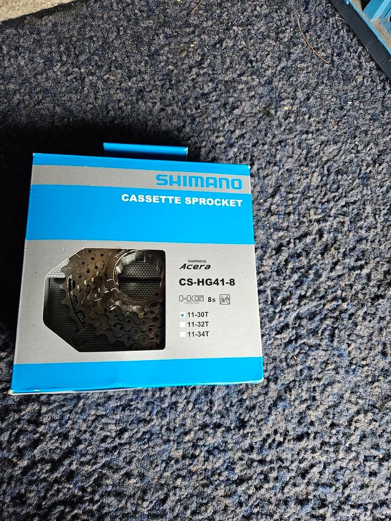 Cassette  SHIMANO sprocket cs-hg-41-8, Fietsen en Brommers, Fietsonderdelen, Ophalen of Verzenden, Nieuw