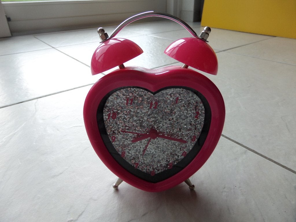 roze Wekker voor kinderkamer, Roze, Ophalen of Verzenden, Zo goed als nieuw, Overige typen