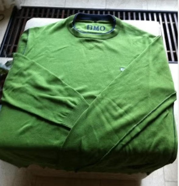Heren trui DMO maat L groen, DMO, Maat 48/50 (M), Ophalen of Verzenden, Zo goed als nieuw