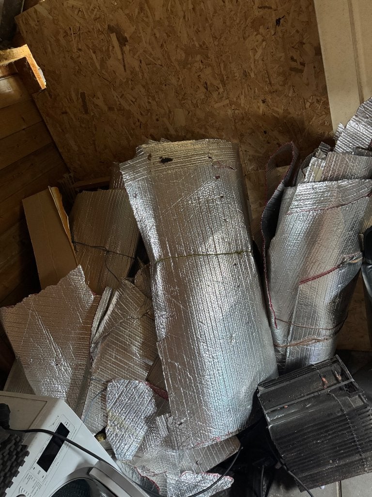 Noppenfolie isolatie, Doe-het-zelf en Verbouw, Isolatie en Afdichting, Overige materialen, Gebruikt, 15 m² of meer, Ophalen