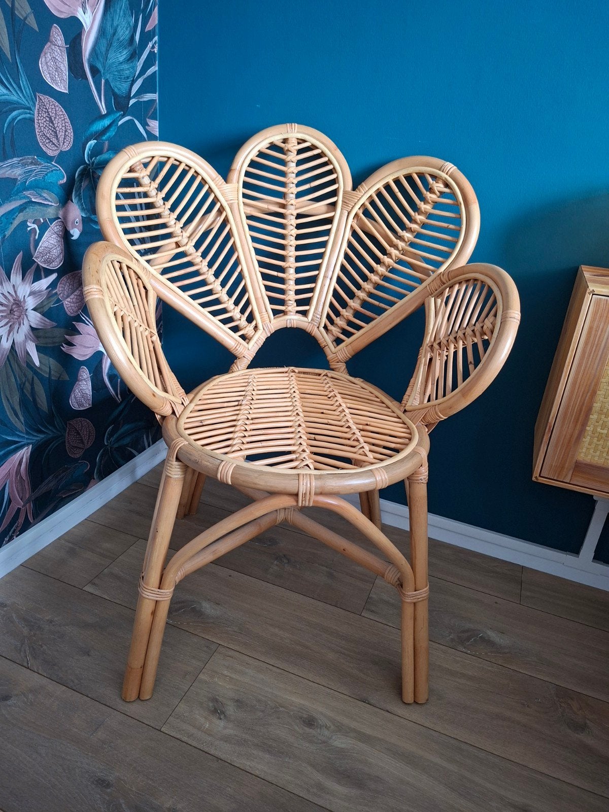 Sumbawa fauteuil Kwantum - Rotan/Riet, Huis en Inrichting, Ophalen, Gebruikt, Bohemian, Natuurlijk, 75 tot 100 cm