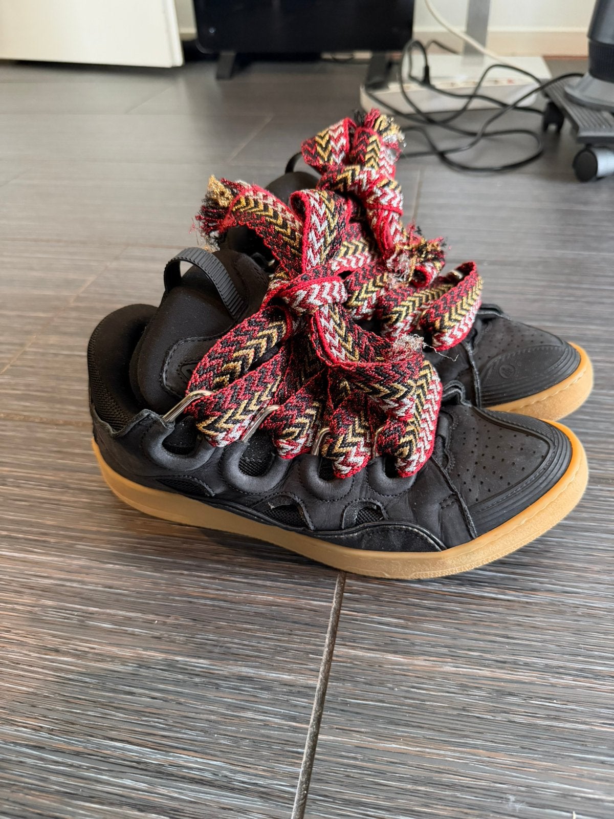 Lanvin Curb Sneaker Maat 42, Kleding | Heren, Schoenen, Blauw, Ophalen of Verzenden, Sneakers of Gympen, Gedragen