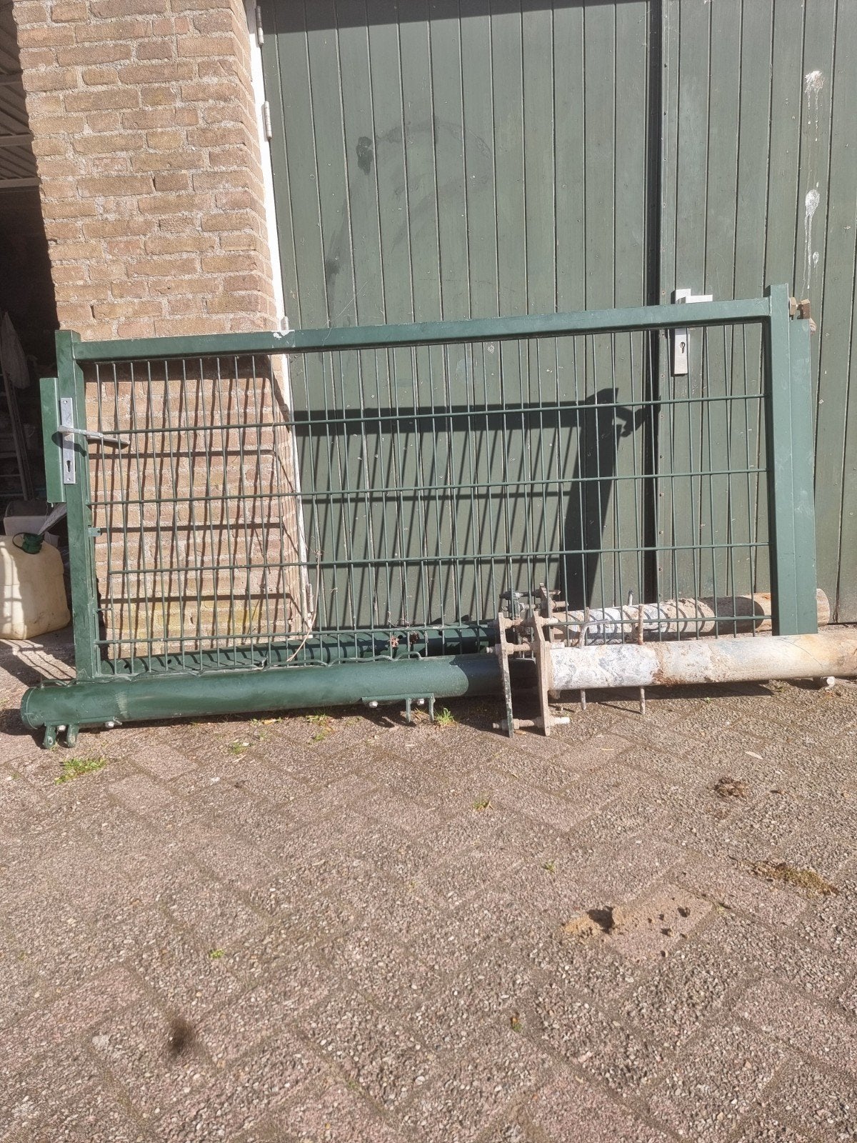 Hek, Ophalen of Verzenden, Hout, 200 cm of meer, Draaipoort
