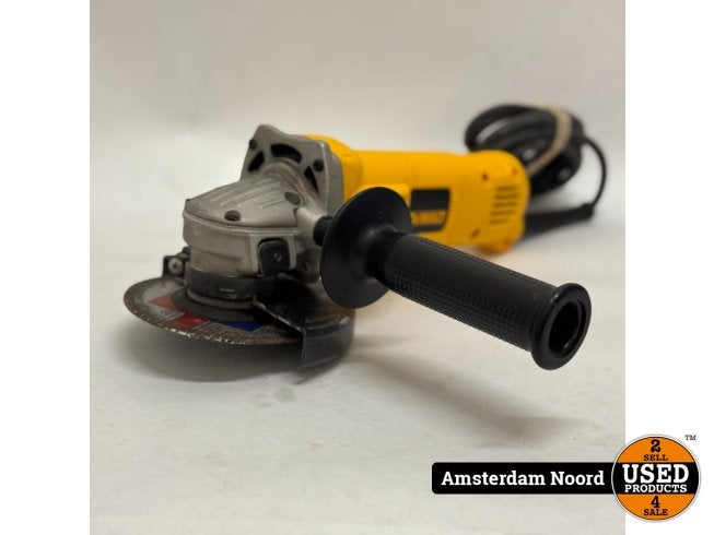 DeWalt D28139 Haakse Slijper 125MM 850W, Doe-het-zelf en Verbouw, Gereedschap | Slijpmachines, Dewalt, Zo goed als nieuw, Support@dewalt.com