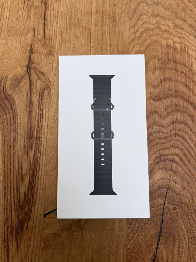 Apple watch ocean band zwart ultra 3, Ophalen of Verzenden, Nieuw, Bandje, Ultra 3