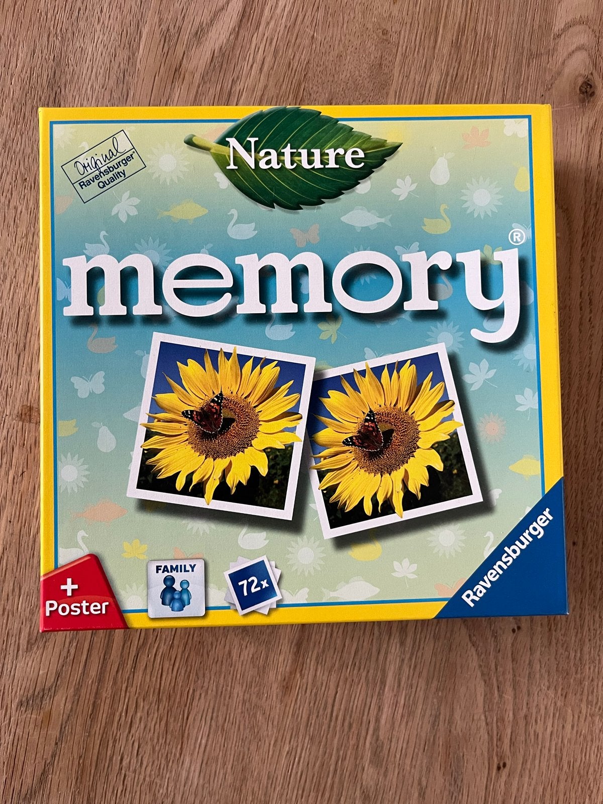 Memory Nature Ravensburger - Familie Geheugenspel, Een of twee spelers, Ophalen of Verzenden, Zo goed als nieuw