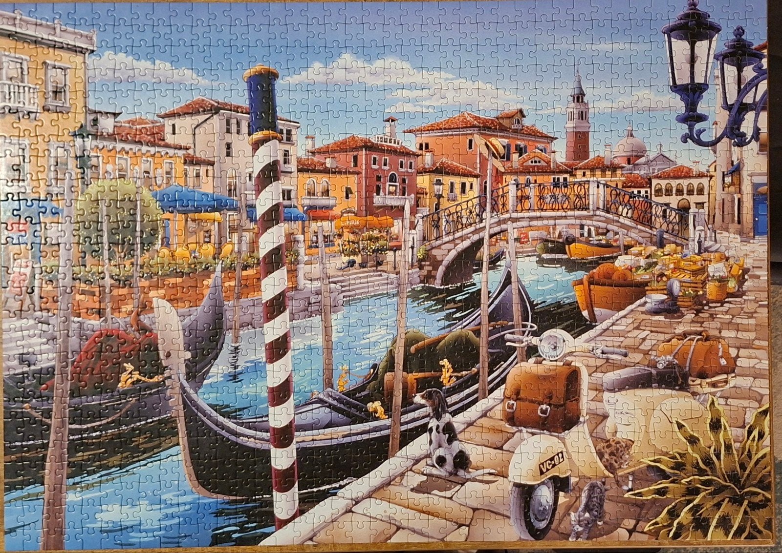 King puzzel Venice / Venetië 1000 pc. Zgan, Ophalen of Verzenden, 500 t/m 1500 stukjes, Zo goed als nieuw