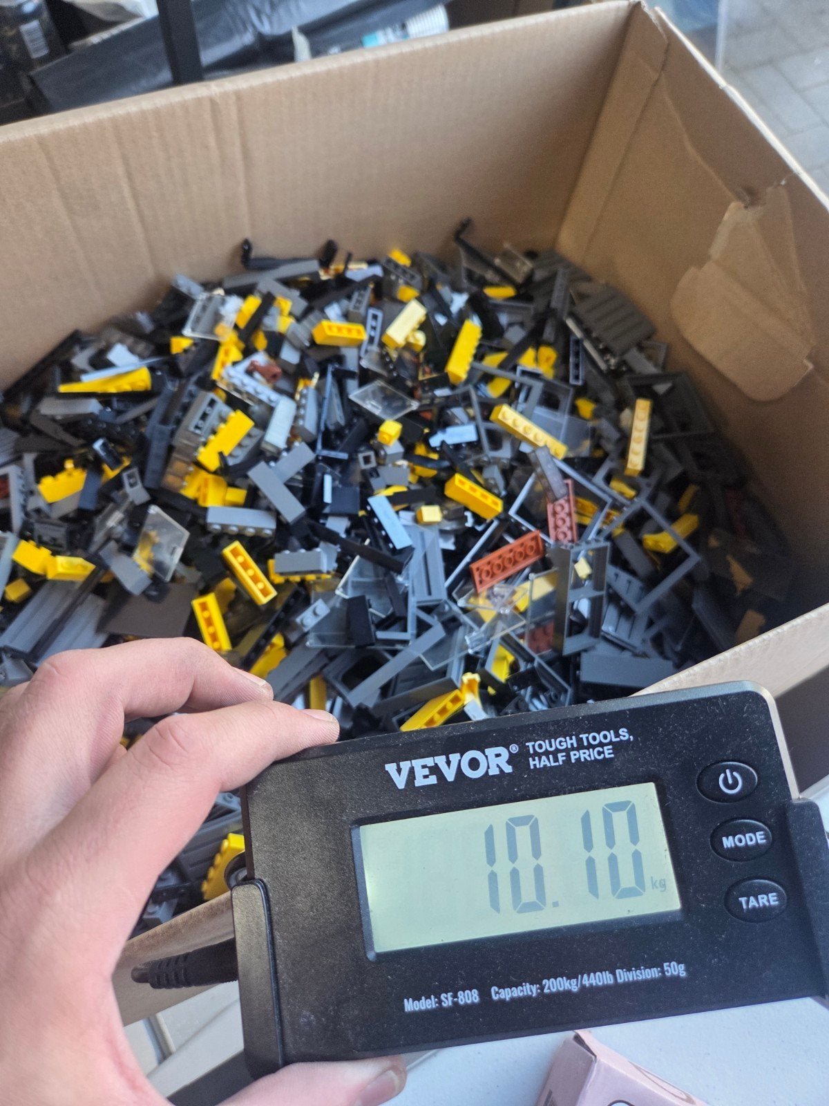 10 kg LEGO blokken - Losse stenen in diverse kleuren, Gebruikt, Inclusief extra onderdelen, Ophalen of Verzenden, Losse stenen