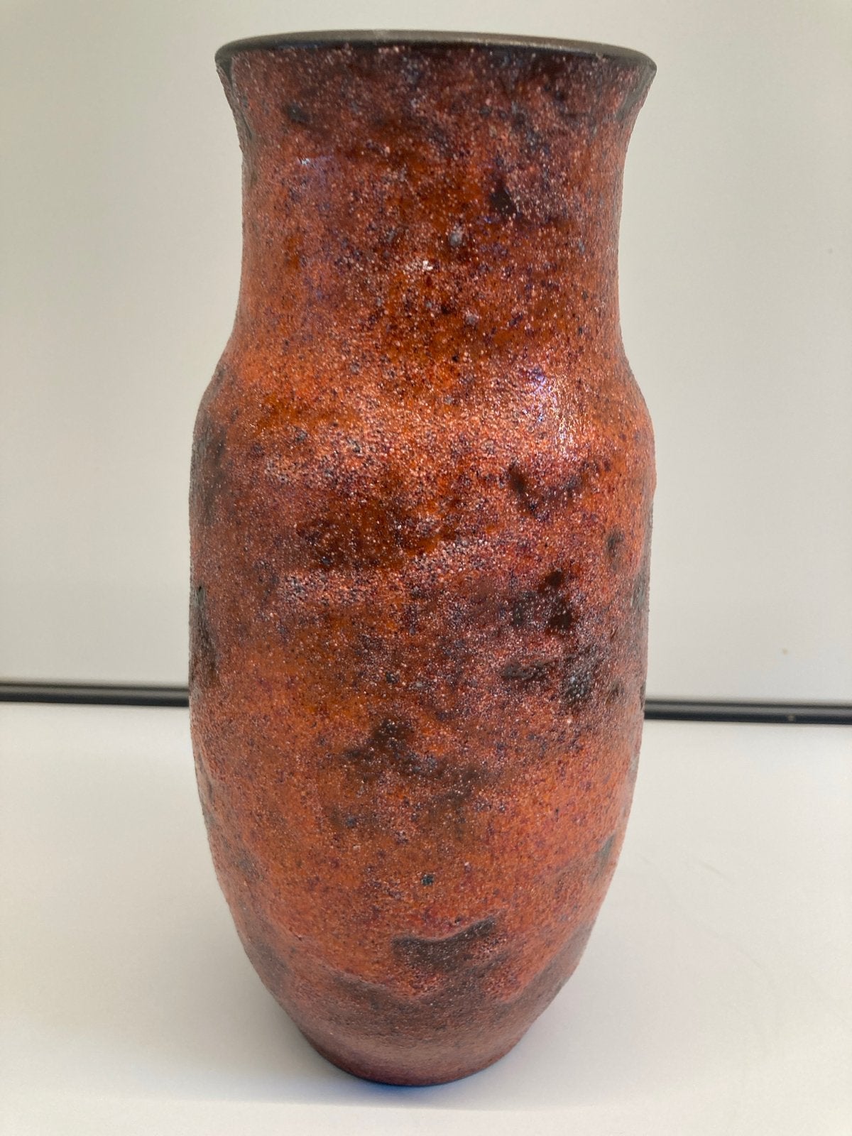 Vintage Duif Keramiek vaas met lava-glazuur, Antiek en Kunst, Antiek | Keramiek en Aardewerk, Ophalen of Verzenden