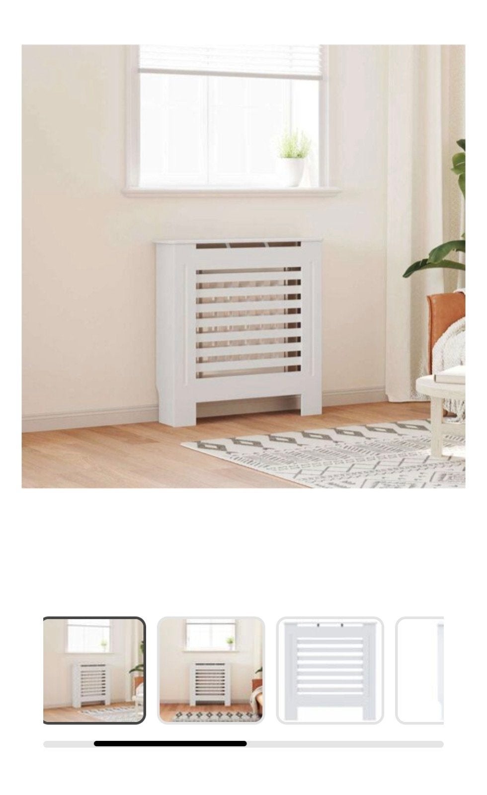 Witte Radiatorombouw 78x19x81.5 cm - Nieuw in Doos, Ophalen of Verzenden, Nieuw