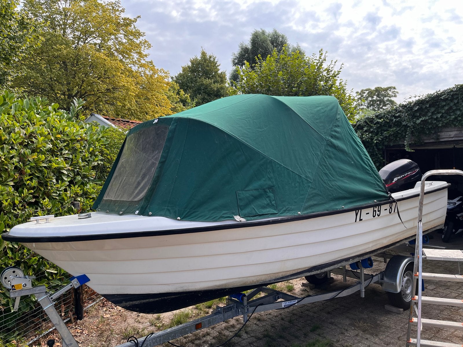 Crescent Consoleboot met Mercury buitenboordmotor, Watersport en Boten, Motorboten en Motorjachten, Benzine, Overige merken, Gebruikt